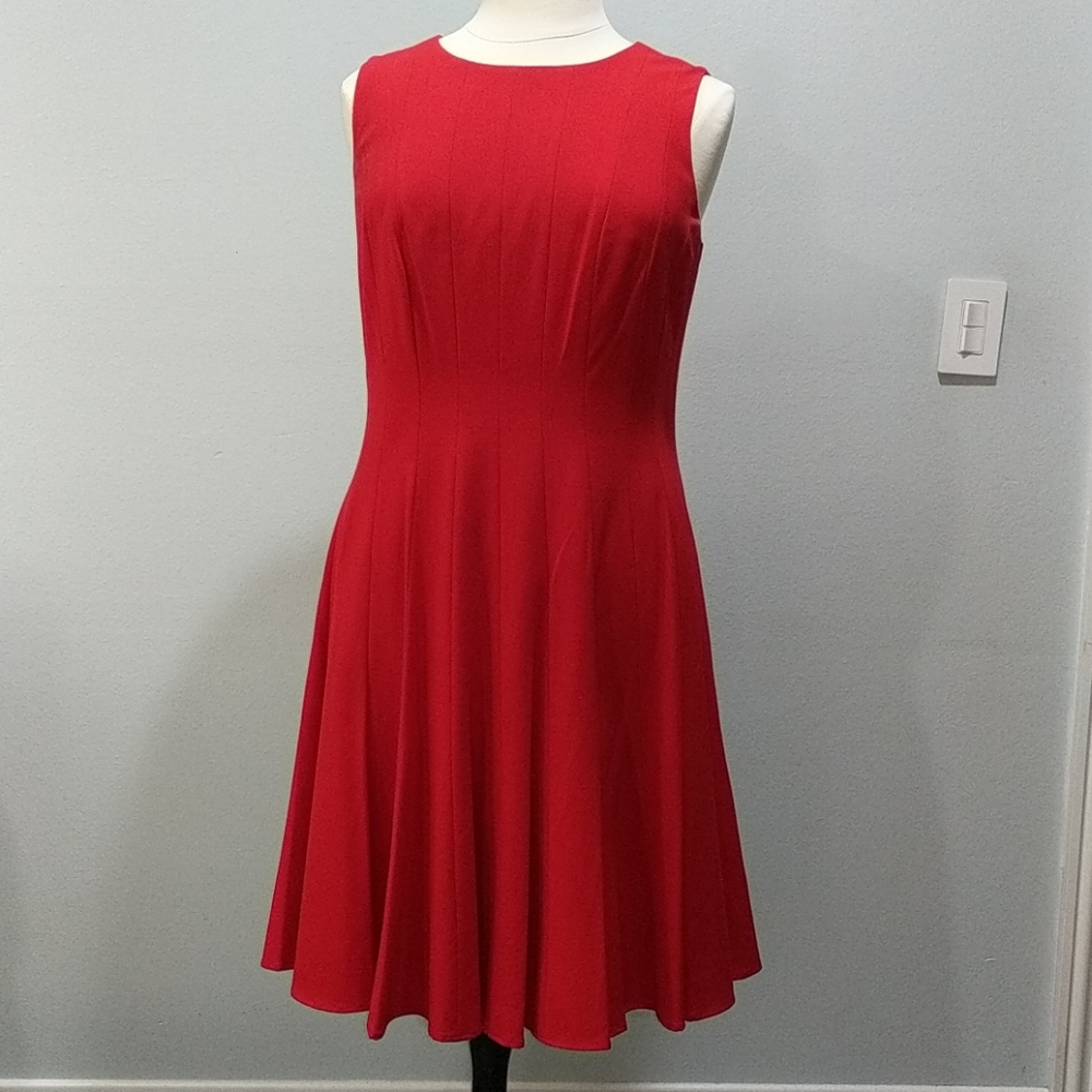Calvin Klein Cocktail Dress Red